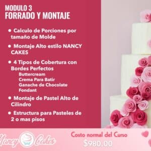 Forrado y Montaje de Pasteles Profesionales 🎂