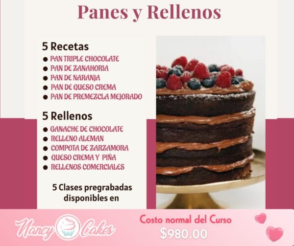 🍰 Curso de Panes y Rellenos – Repostería Profesional