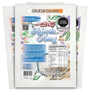 Hoja de arroz gruesa 50pz