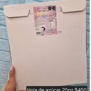 Hoja de azúcar 25pz