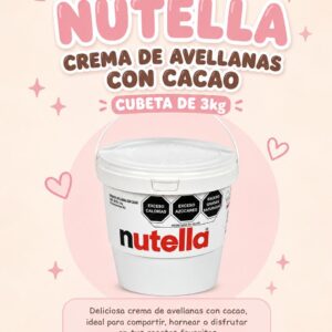 NUTELLA CREMA DE AVELLANAS CON CACAO