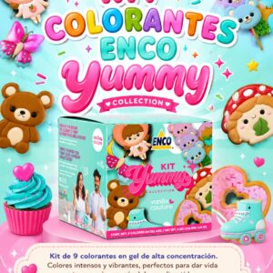 KIT  COLORANTES  ENCO "YUMMY"