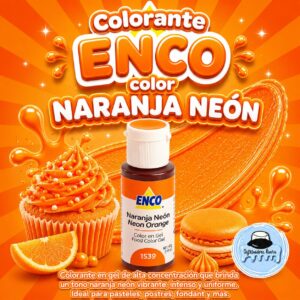 COLORANTE ENCO "NARANJA NEÓN"