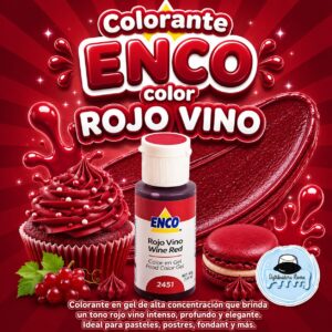 COLORANTE ENCO "ROJO VINO"