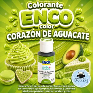 COLORANTE ENCO "CORAZÓN DE AGUACATE"