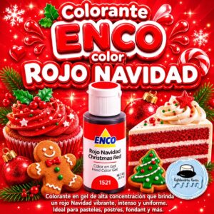 COLORANTE ENCO "ROJO NAVIDAD"