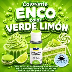 COLORANTE ENCO "VERDE LIMÓN"