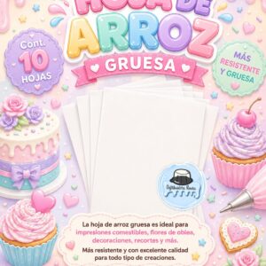 HOJAS DE ARROZ GRUESO "10 PIEZAS"
