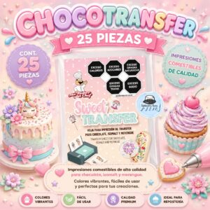 CHOCOTRANSFER "25PIEZAS"
