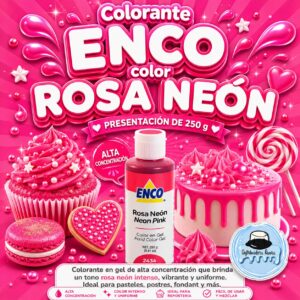 COLORANTE ENCO "ROSA NEÓN" 250