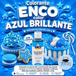 COLORANTE ENCO "AZUL BRLLANTE" 250G