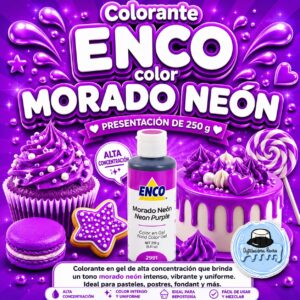 COLORANTE ENCO "MORADO NEÓN" 250G
