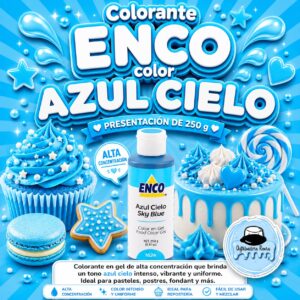 COLORANTE ENCO "AZUL CIELO"250G