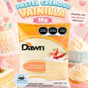 HARINA PARA PASTEL CREMOSO VAINILLA "DOWN" IKG