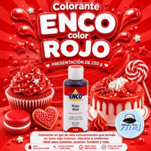 COLORANTE ENCO "ROJO" 250G