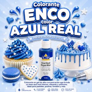 COLORANTE ENCO "AZUL REAL" 250G