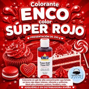 COLORANTE ENCO "SUPER ROJO" 250G