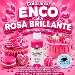 COLORANTE ENCO "ROSA BRILLANTE" 250G