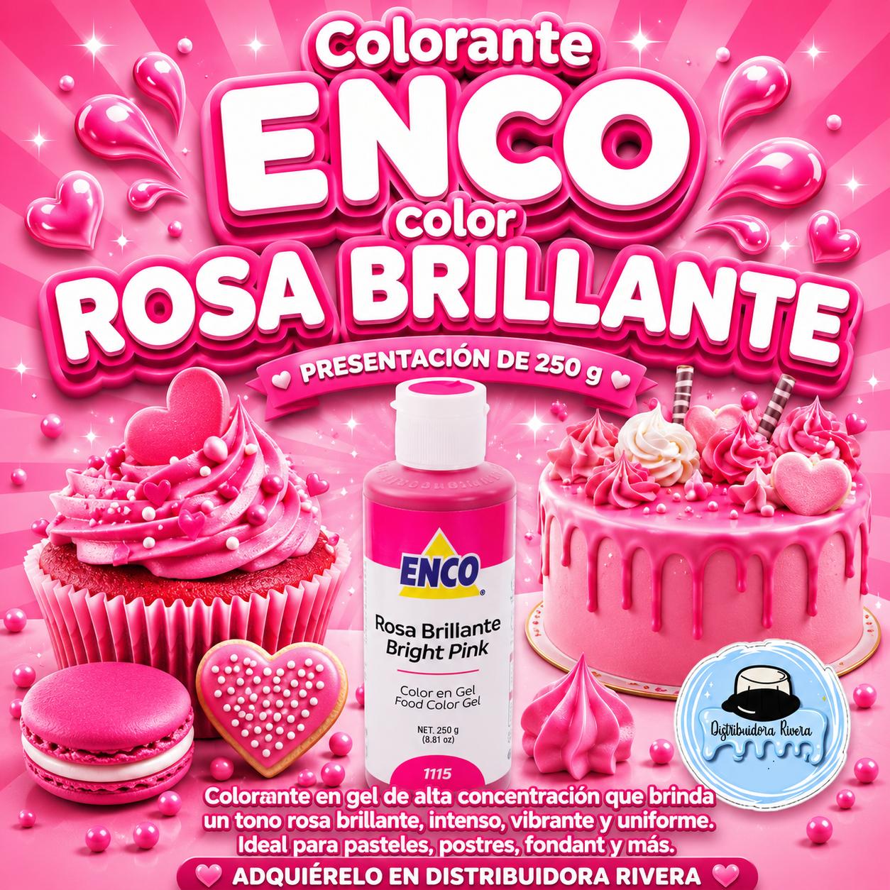 COLORANTE ENCO "ROSA BRILLANTE" 250G