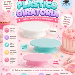 BASE DE PLÁSTICO GIRATORIA